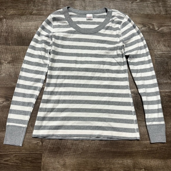 Hanna Andersson Tops - Hanna Andersson Adult Striped Long John Pajama Top Size Medium